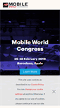 Mobile Screenshot of mobileworldcongress.com